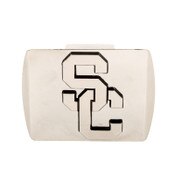 USC Trojans Silver SC Interlock Hitch Cover